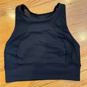 Lululemon Black Sports Bra High Neck